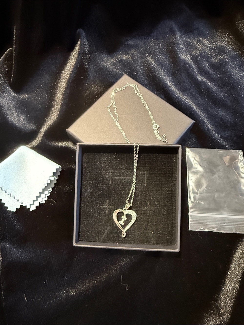 Sterling Silver Heart Keyhole Pendant Necklace - Women's Jewelry